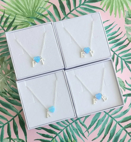 Personalised Opal Necklace