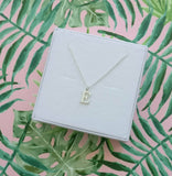 Initial necklace