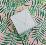 Initial necklace